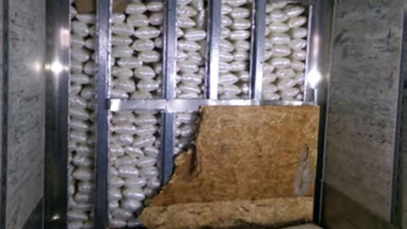 Decomisan 1.4 toneladas de metanfetamina en cruce fronterizo México-Estados Unidos