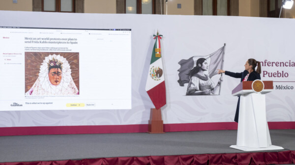 Reitera Sheinbaum, “colección Gelman regresará en 2028”