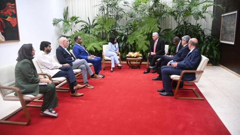 Díaz-Canel se reúne con congresistas de EU