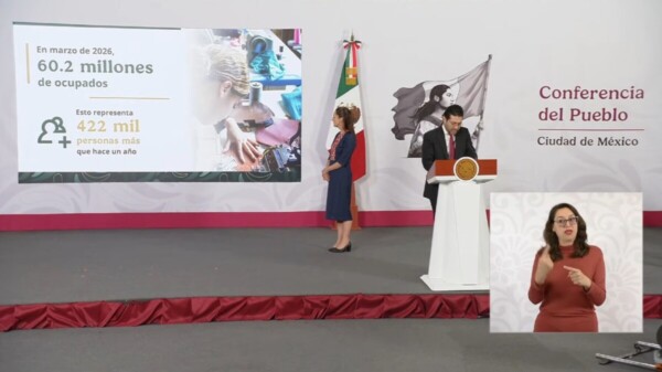 Suman IMSS e ISSSTE 422 mil nuevos empleos