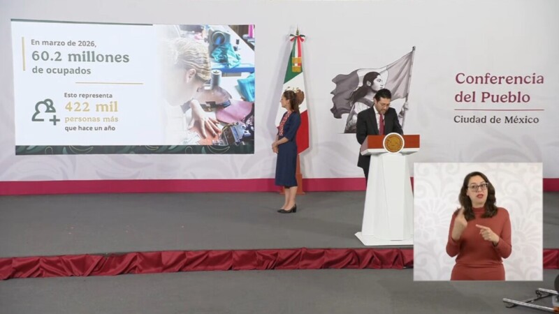 Suman IMSS e ISSSTE 422 mil nuevos empleos