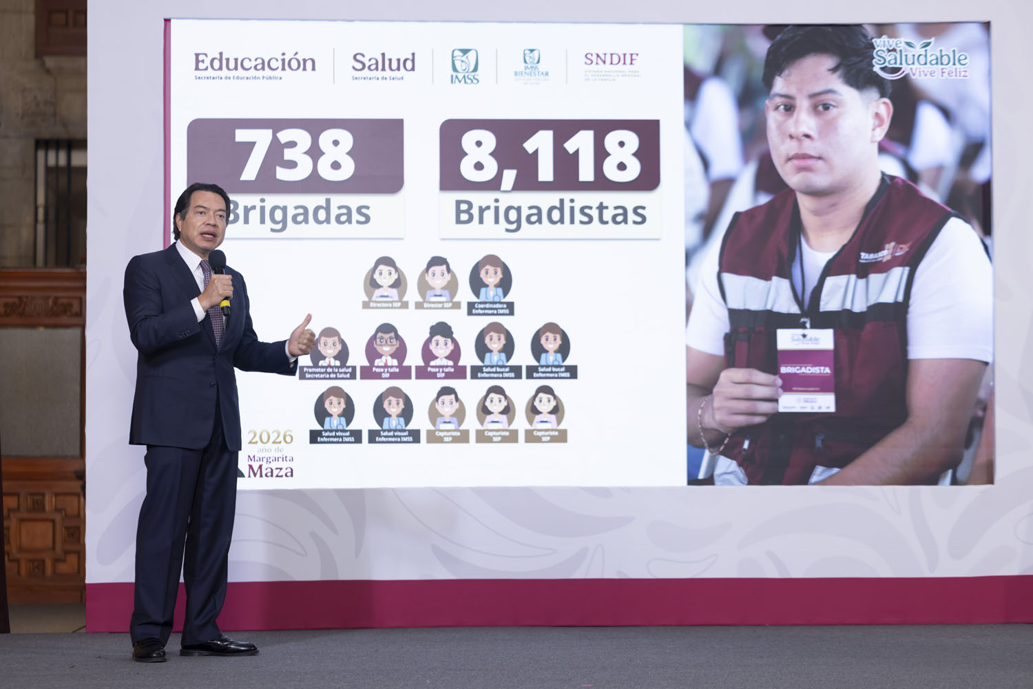 Mario Delgado Carrillo, secretario de Educación Pública.