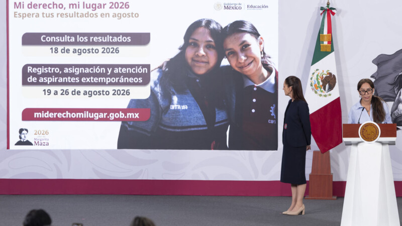 “Los jóvenes tienen que estar en la escuela”: Sheinbaum