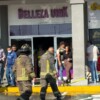 Fuego desata alarma en plaza comercial de Cancún