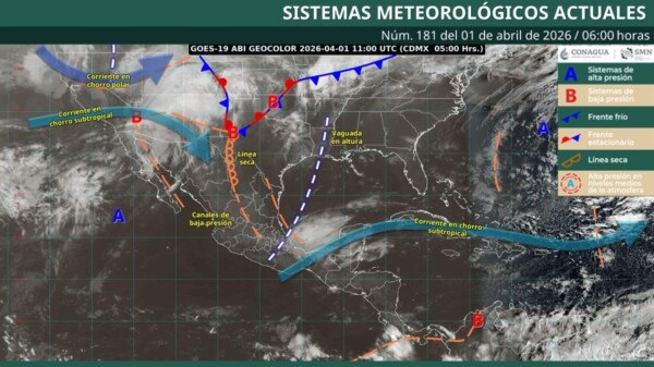 Pronóstico del clima en Quintana Roo para hoy miércoles 1 de abril 2026