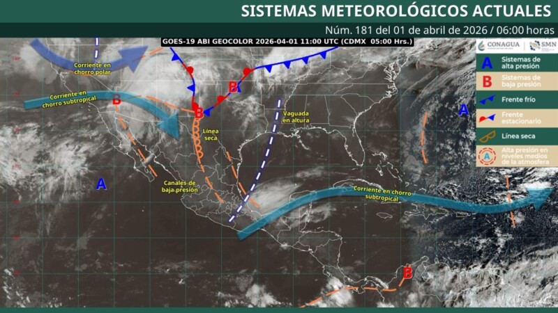 Pronóstico del clima en Quintana Roo para hoy miércoles 1 de abril 2026