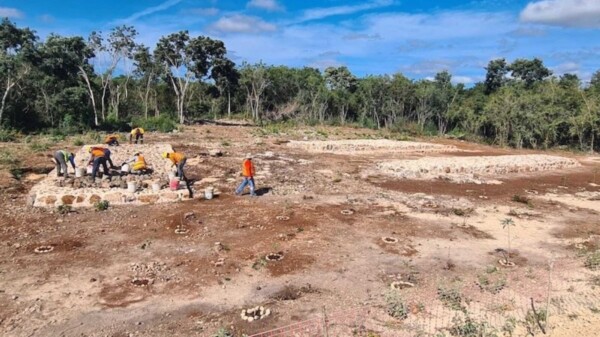 Consolidan especialistas del INAH juego de pelota de Chichan Panadero, Yucatán