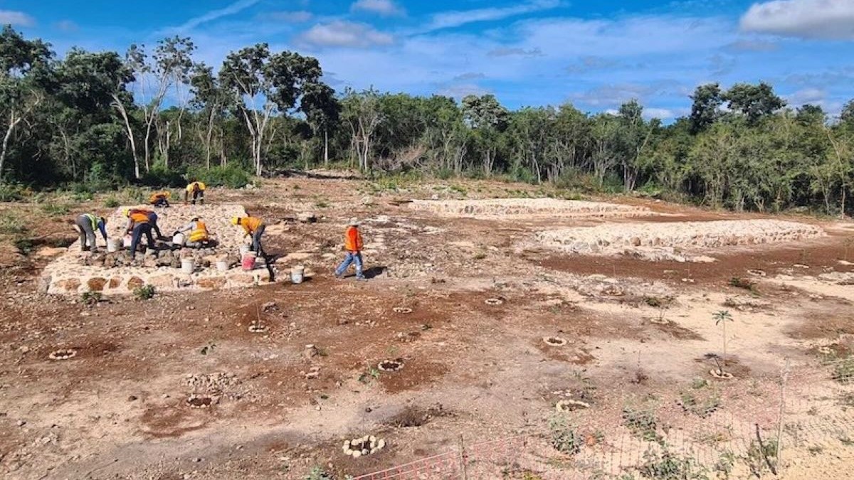 Consolidan especialistas del INAH juego de pelota de Chichan Panadero, Yucatán