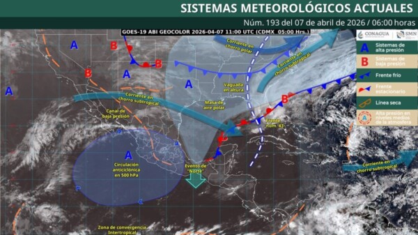 Pronóstico del clima en Quintana Roo para hoy martes 7 de abril 2026