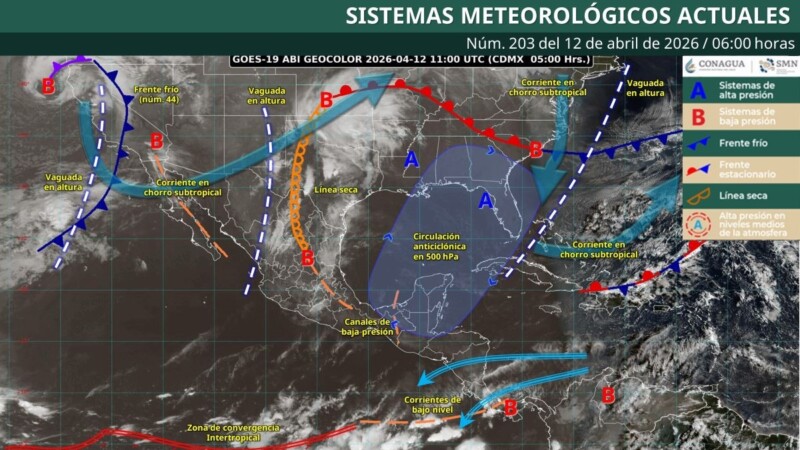 Pronóstico del clima en Quintana Roo para hoy domingo 12 de abril 2026