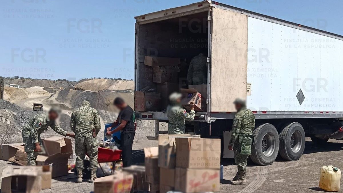 Destruye la Fiscalía General de la Republica 5 toneladas de material pirotécnico decomisado