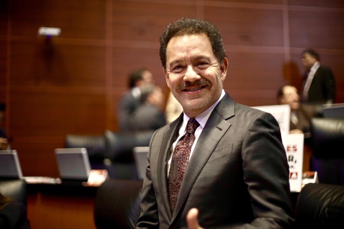 Ignacio Mier, presidente de la Junta de Coordinación Política del Senado. 