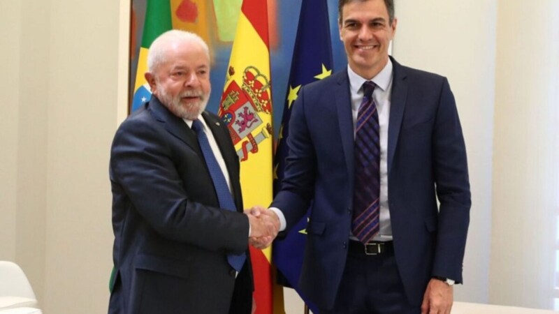 “Usted logró algo grande, traer a Sheinbaum”, Lula a Sánchez