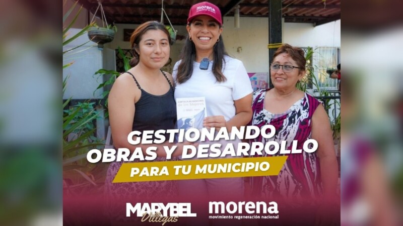 Gestiona la diputada Marybel Villegas, inversión histórica de 4,130 millones de pesos para Quintana Roo