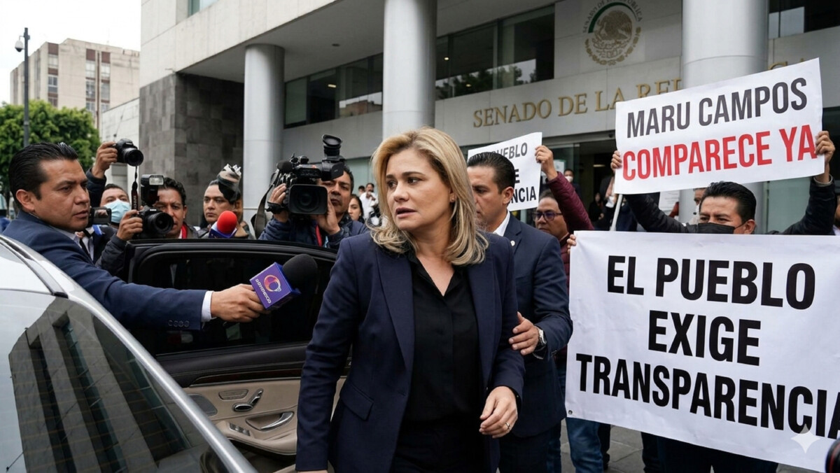 Maru Campos desaira al Senado: no comparecerá por el caso CIA