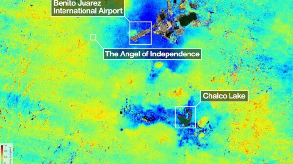 Advierte NASA del acelerado hundimiento de la CdMx