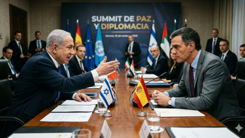 Acusa Netanyahu a Sánchez de librar “guerra diplomática”