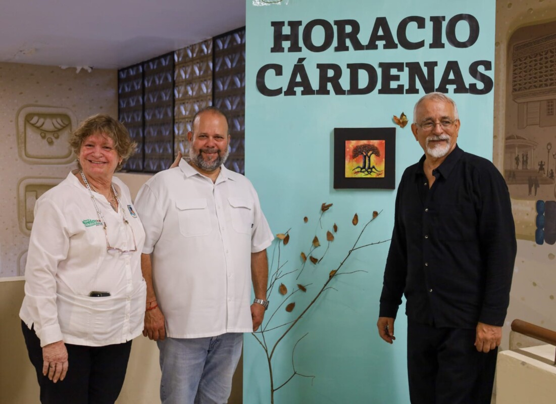Inauguran exposición doble de Horacio Cárdenas en el Centro Cultural y Museo de Puerto Morelos