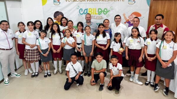 Fortalece Puerto Morelos valores democráticos desde la infancia