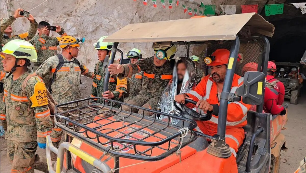 Rescatan a segundo minero de la mina Santa Fe, Sinaloa