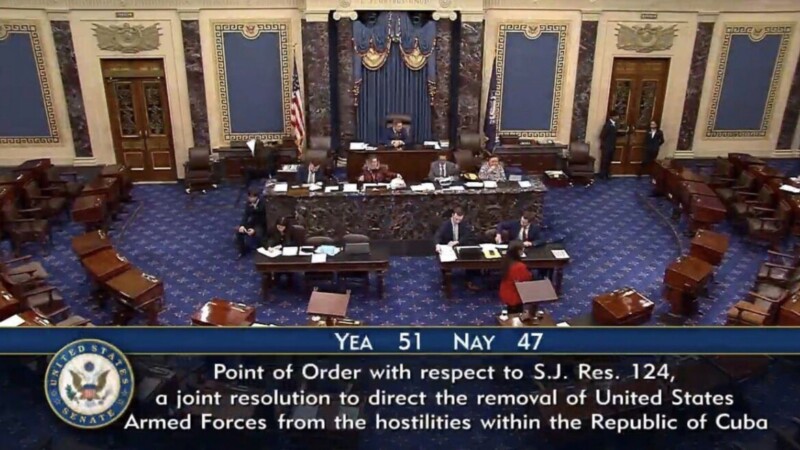 Fracasan demócratas en frenar ataques de EU a Cuba