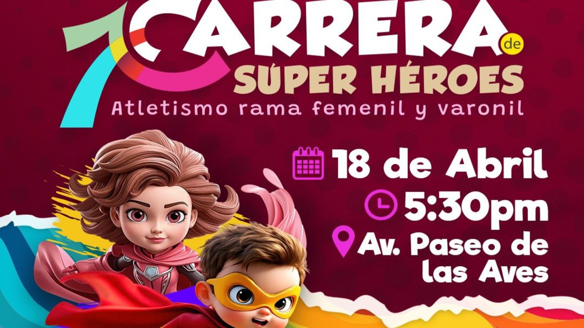 Gobierno Municipal invita a familias isleñas a participar en la Segunda Carrera de Súper Héroes