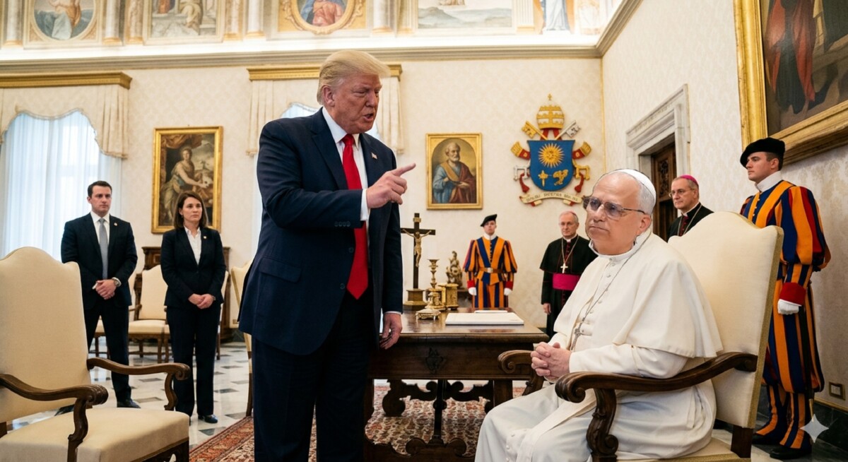 Amaga EU al Vaticano, le exige alinearse con Trump