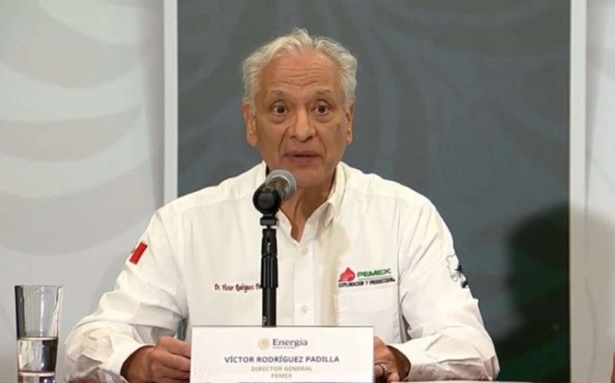 Víctor Rodríguez Padilla, director general de Petróleos Mexicanos (Pemex). 