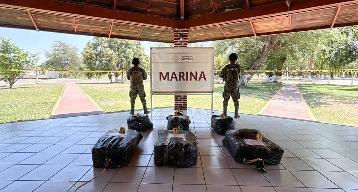 Aseguran embarcación con 265 kilos de cocaína frente a costas de Michoacán