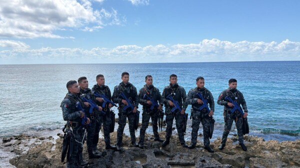 Fuerzas Especiales de la Guardia Nacional se capacitan en Cozumel