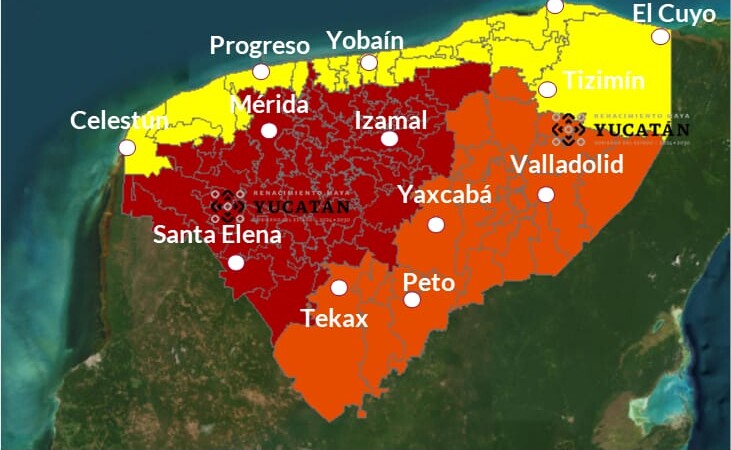 Procivy alerta por aumento gradual de temperaturas en Yucatán