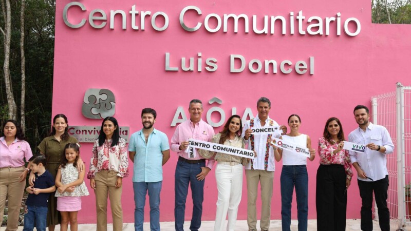 Refrendan Ana Paty Peralta y Mara Lezama compromiso por transformar la comunidad con Centro Comunitario en la Sm 246