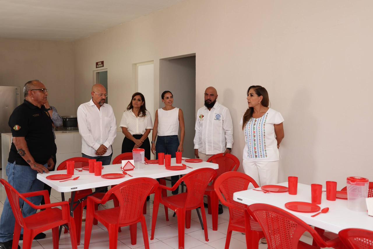 La presidenta municipal inauguró con la gobernadora Mara Lezama, el Albergue: para Transformar Vidas “María Loreto León Beltrán”, en la Supermanzana 228. El primero en el municipio con capacidad para 50 varones.