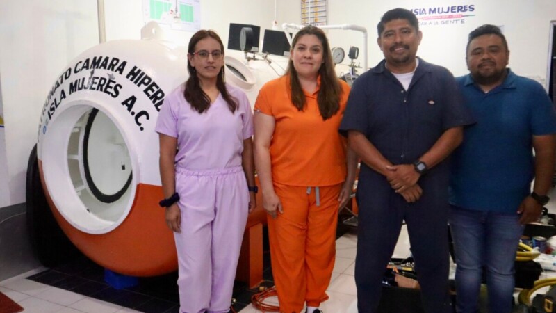 Atenea prioriza atención al sector pesquero con mantenimiento de la Cámara Hiperbárica