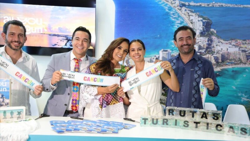 Ana Paty Peralta representa con orgullo a Cancún en Tianguis Turístico de México 2026