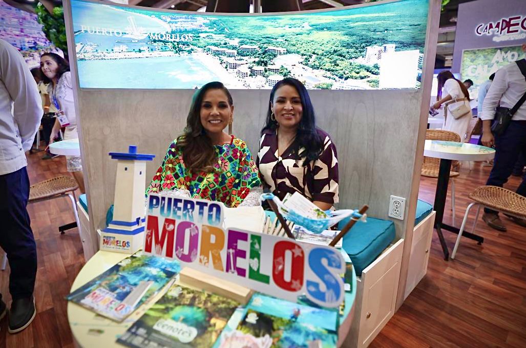 Puerto Morelos fortalece su promoción en la 50 edición del Tianguis Turístico de México: Blanca Merari