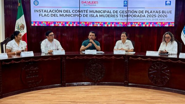 Gobierno Municipal instala el Comité de Gestión para preservar certificaciones Blue Flag en Isla Mujeres