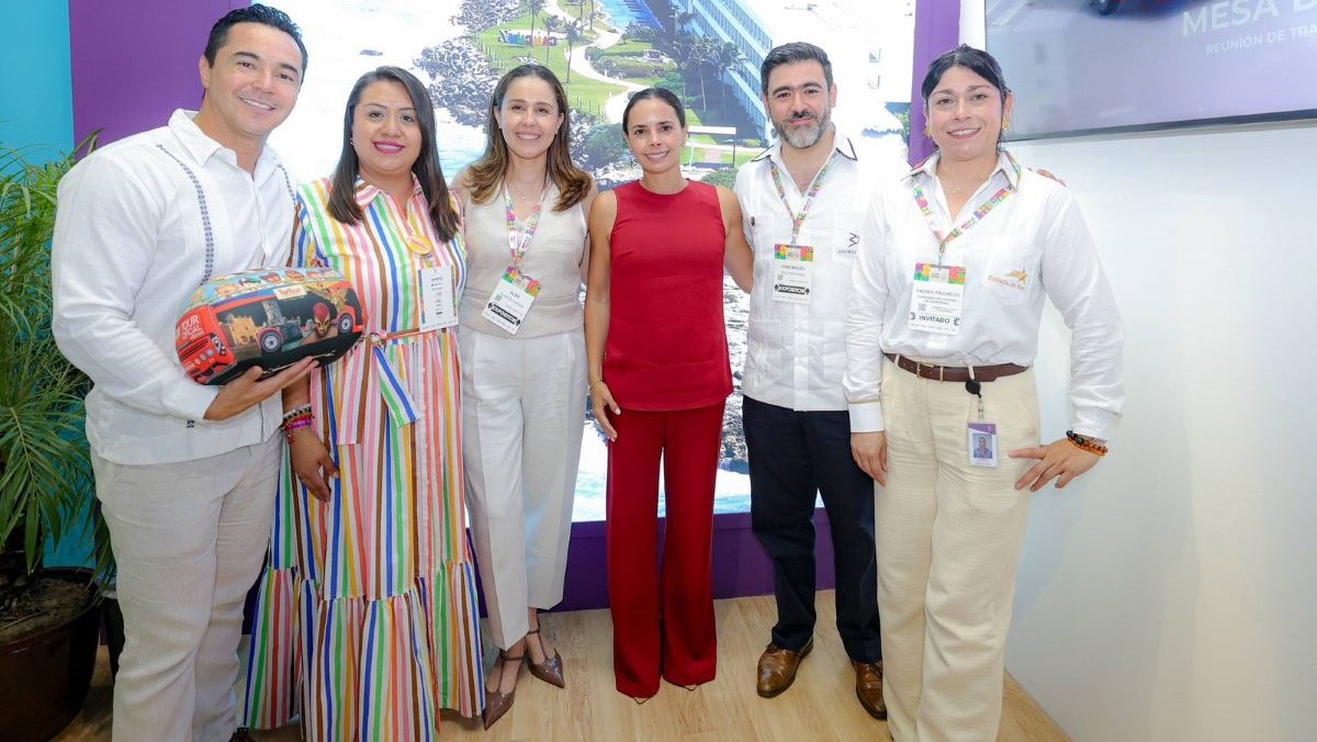 Lleva Ana Paty Peralta campaña 'All You Cancún' al Tianguis Turístico 2026