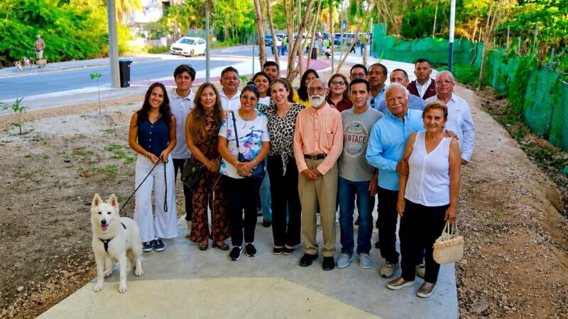 Atenea entrega nueva ciclovía y andador peatonal en Punta Sam