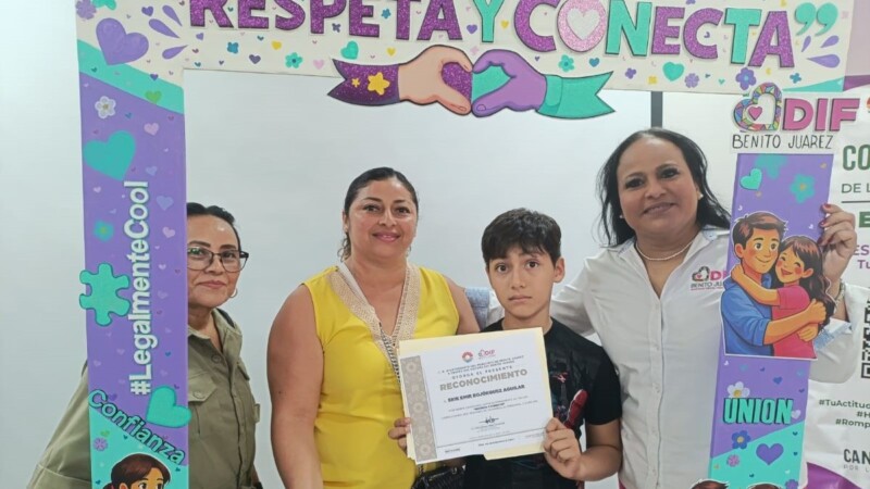 Fortalece el DIF Benito Juárez los valores y vínculos familiares