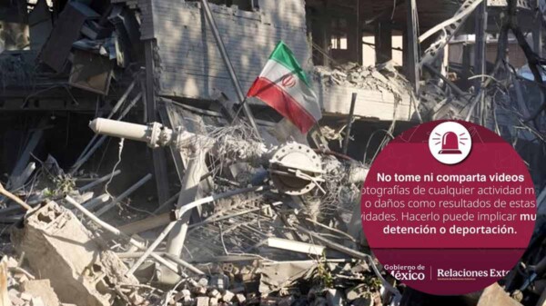 México pide a connacionales no tomar fotos en Irán a horas de vencer ultimátum de EE.UU.