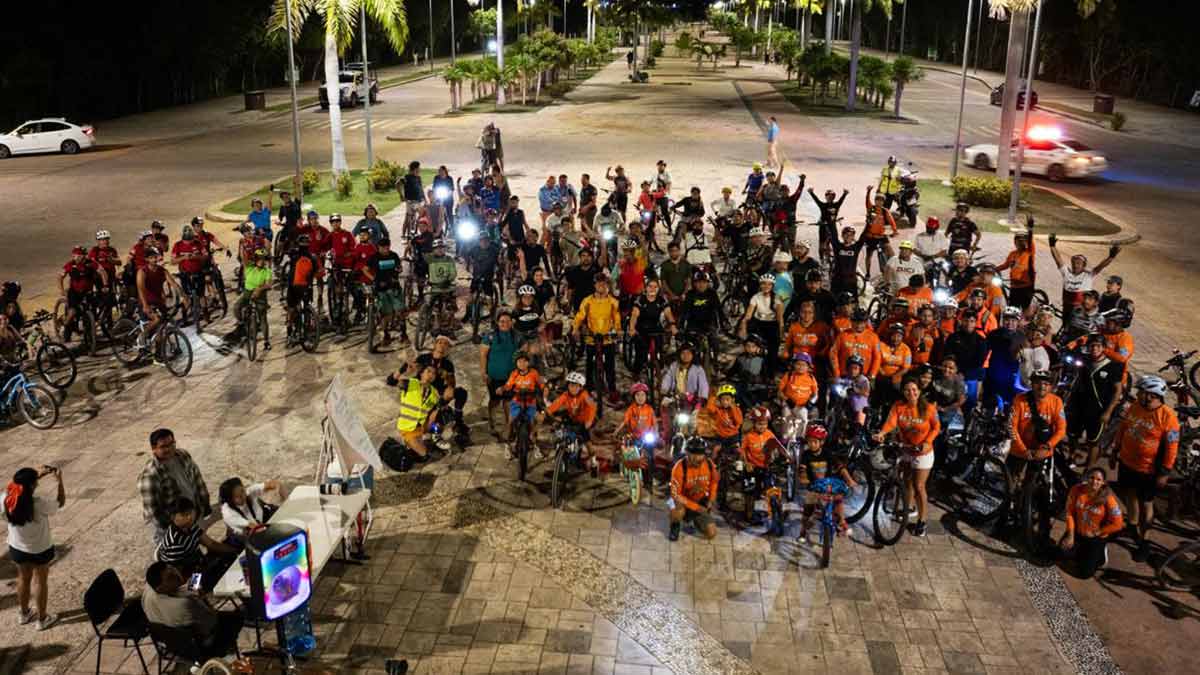 Gran participación ciudadana en 11ª edición de "Rodando Cancún"