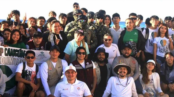 Juventudes se unen por un Cancún más limpio