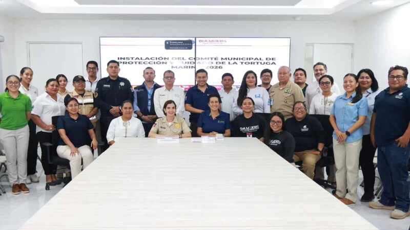 Gobierno de Isla Mujeres instala Comité para proteger a la tortuga marina en la temporada 2026