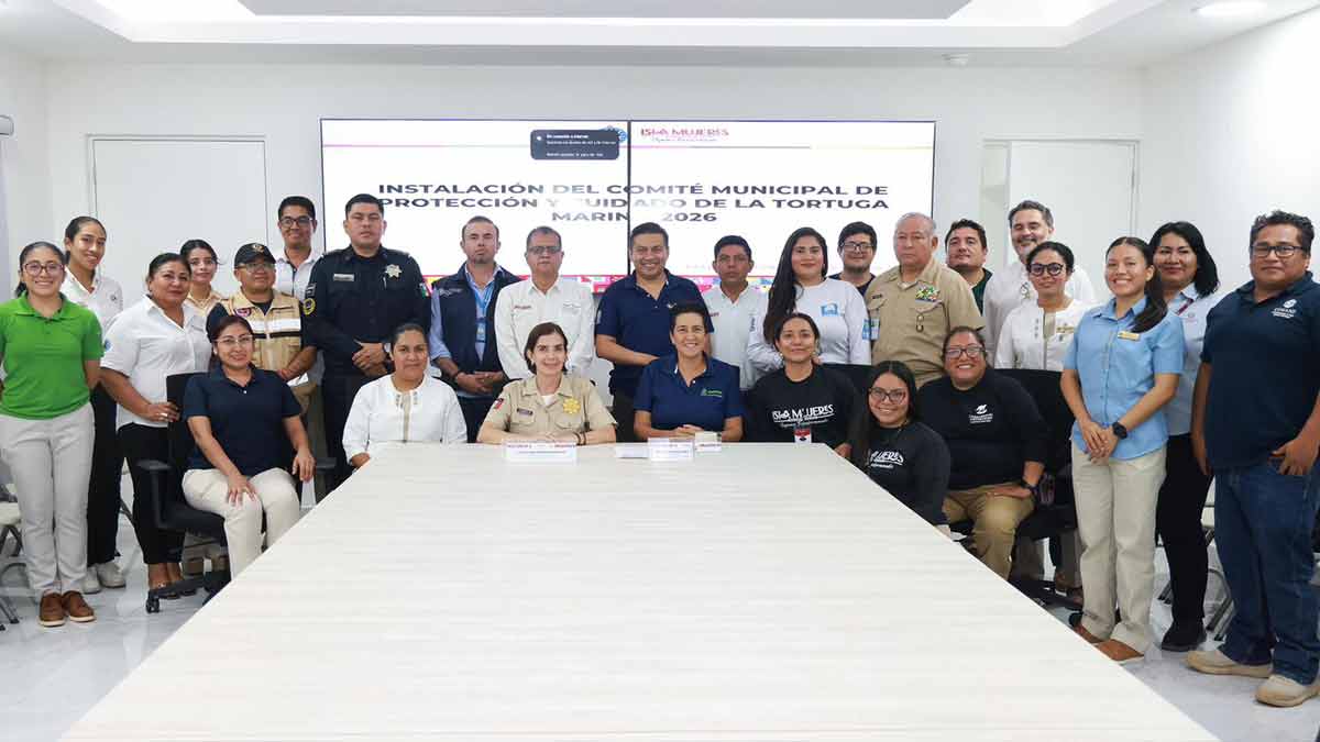 Gobierno de Isla Mujeres instala Comité para proteger a la tortuga marina en la temporada 2026