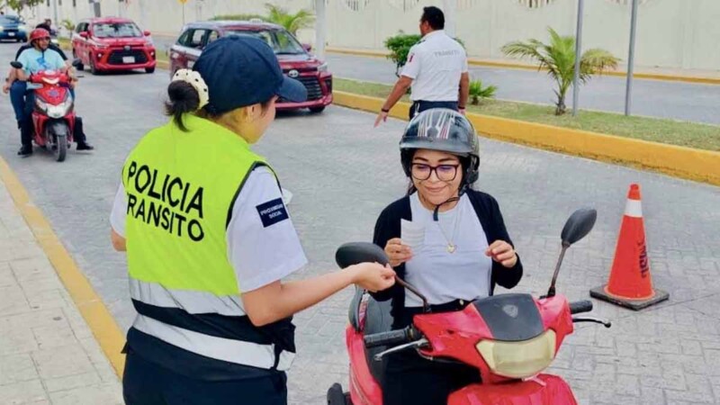 Gobierno de Isla Mujeres impulsa campaña permanente de concientización vial