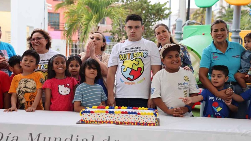 DIF Isla Mujeres realiza convivencia para promover la concienciación sobre el autismo
