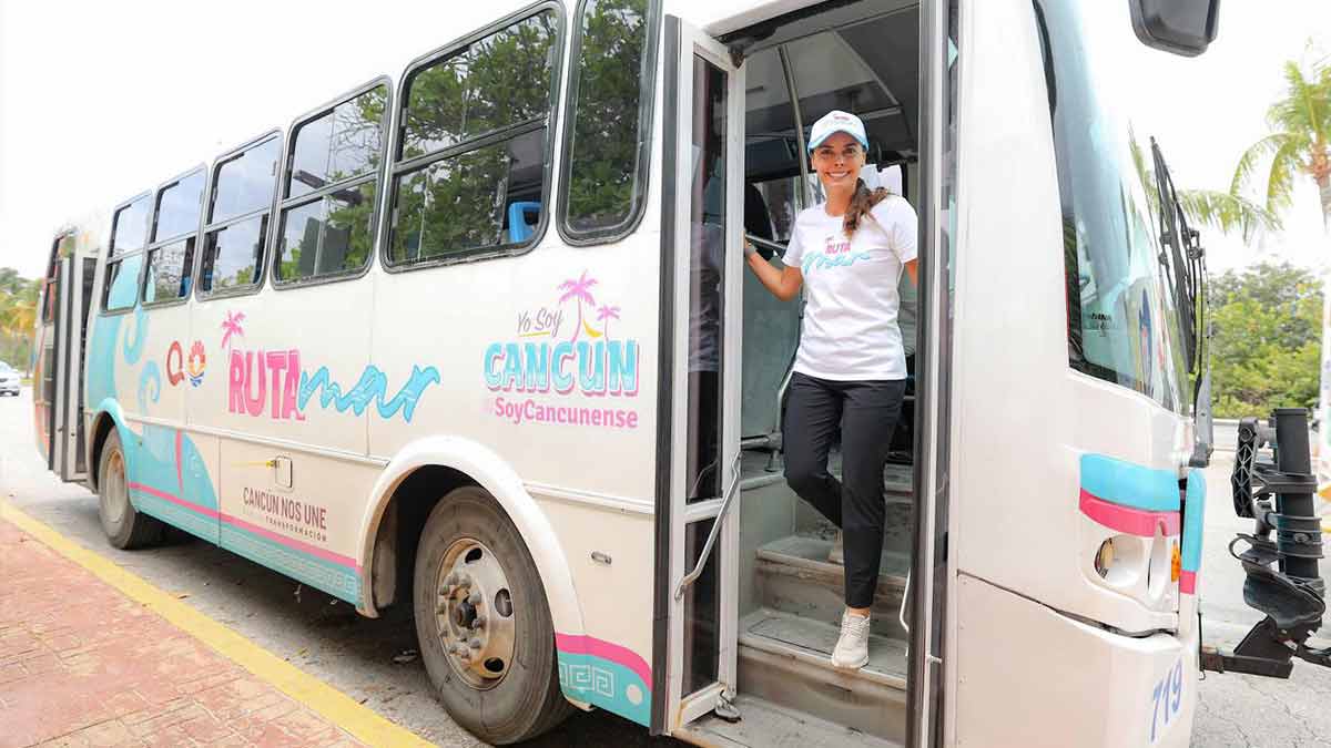 Ana Paty Peralta acerca cancunenses a las playas en Semana Santa con "Ruta Mar"