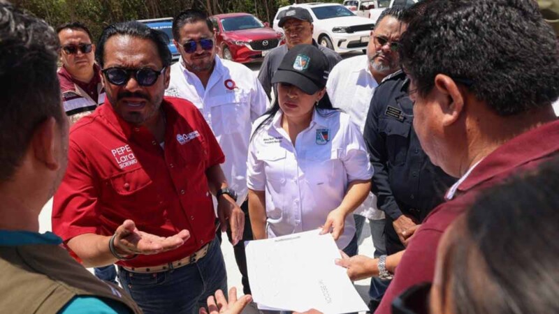 Supervisa Blanca Merari preparación de terreno para nuevas instalaciones de seguridad ciudadana