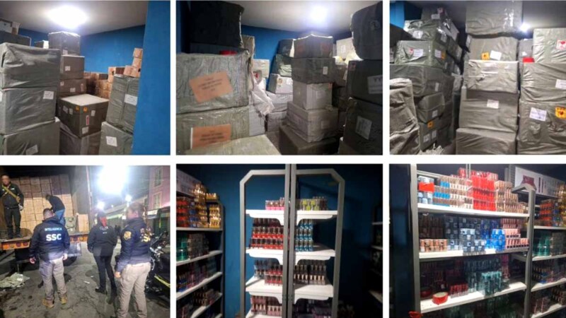 Razzia a piratería en CDMX, ahora contra perfumes y cosméticos